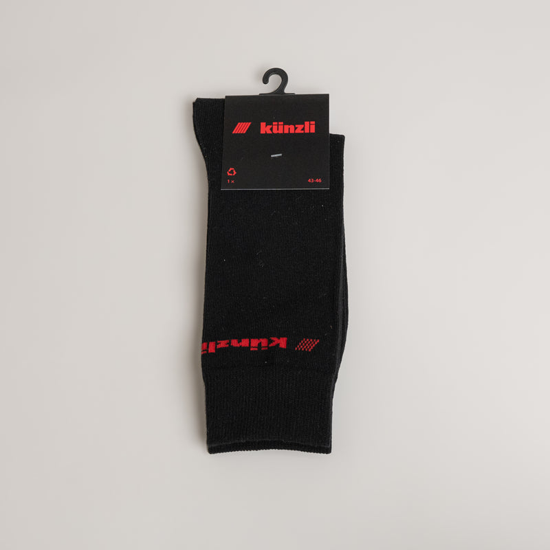 Socken hoch – Schwarz / Rot