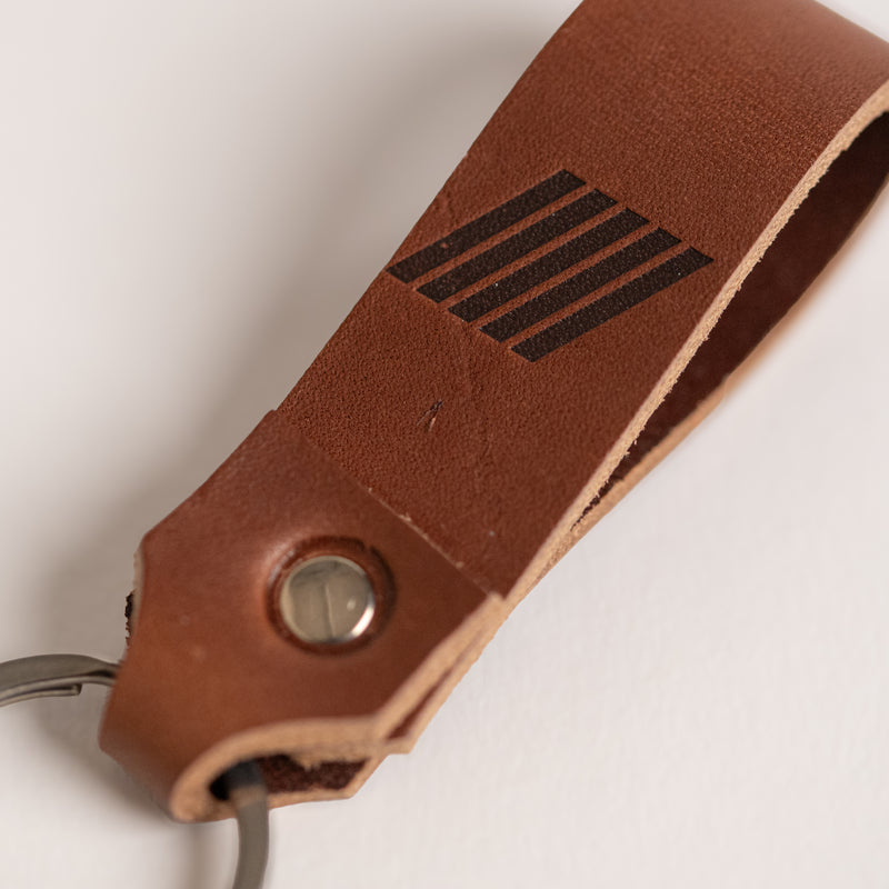 Schlüsselanhänger kurz – Braun