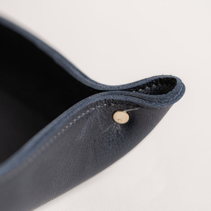 Lederschale – Blau