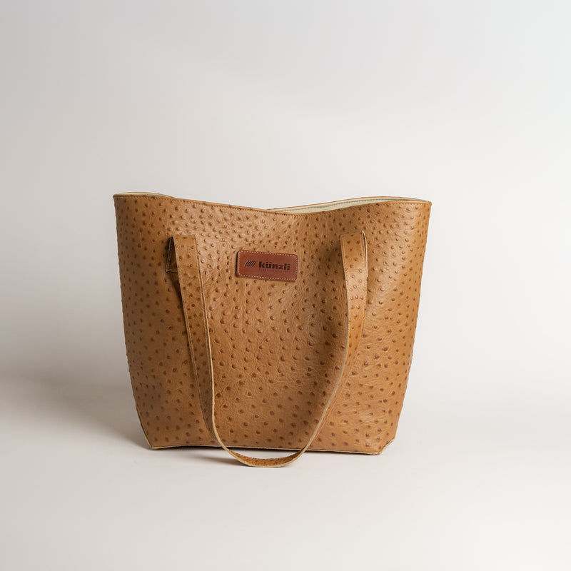 Shopper Straussleder – Hellbraun